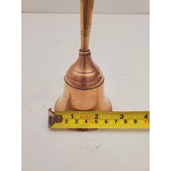 Vintage Brass Hand Bell - Handheld Solid Brass Bell with Charming Tone - Home - Picture 7 of 10
